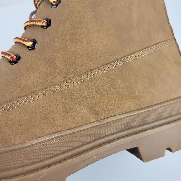 Madden by Steve Madden Gabber Boots Lace Up Ortholite Leather Size 14 - Picture 12 of 16